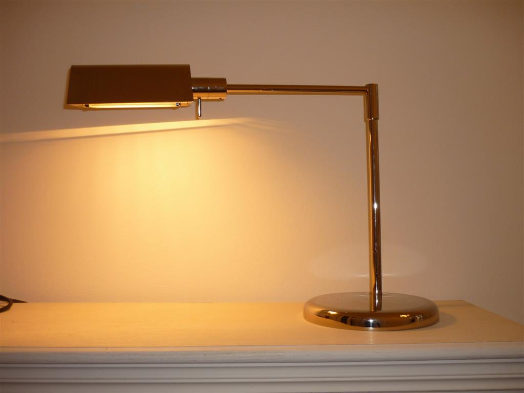 Fratelli Martini Lampe Bürolampe Chrom aus Italien eBay